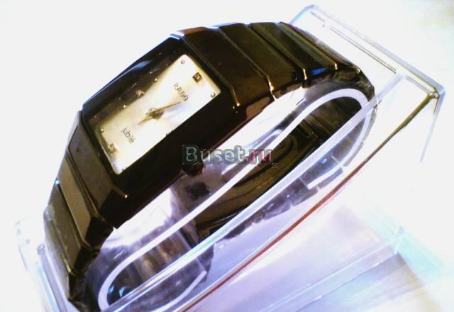 Часы rado, белый экран с фианитами Москва