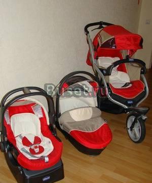 Коляска chicco Trio S3 3 в 1 Москва