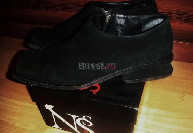 Туфли итальянские замшевые на молнии Москва