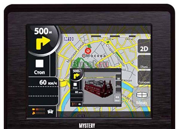 Навигатор Mystery MNS-370MP (Карта Navitel) Новый Москва