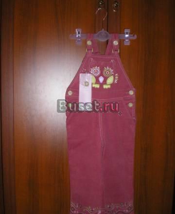 Новый с бирками комбез из вельвета, р.92 Москва