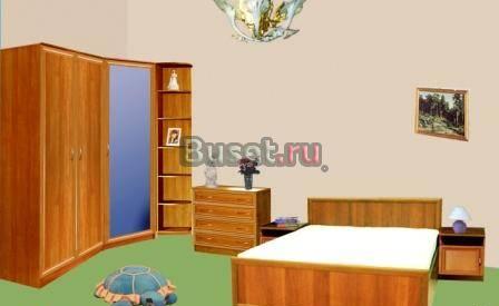 Новая компактная спальня с угловым шкафом Москва