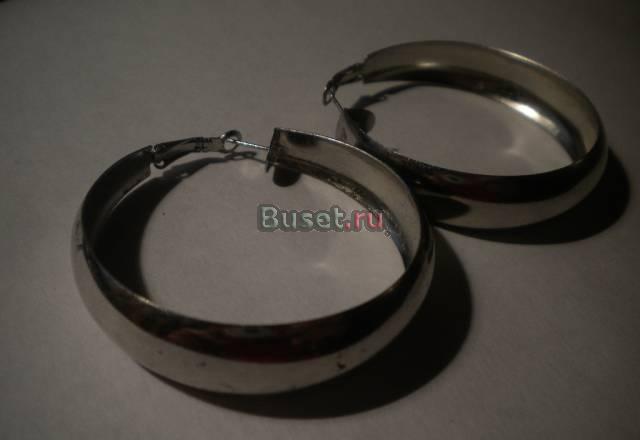 Серьги-кольца Москва