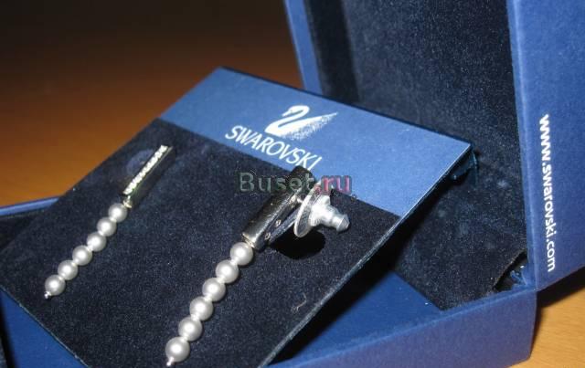 Новые серьги "swarovsky". Оригинал Москва