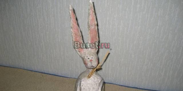 Авторская работа  ЗАЯЦ папье-маше Москва