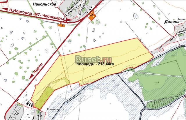 Земельный участок от собственника 200га Чебоксары