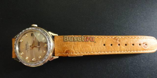 Золотые часы с бриллиантами "rolex" Москва