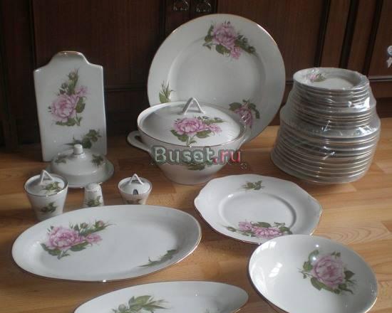 Ленинградский фарфор. Новый обеденный сервиз Москва