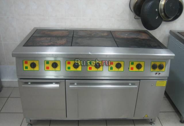 Плита 6-ти комфорочная с духовым шкафом Москва