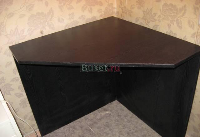 Угловой стол-приставка черный Москва