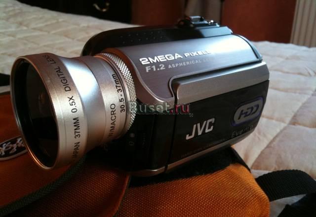 Видеокамера JVC GZ-MG275E + телеконвертер Москва