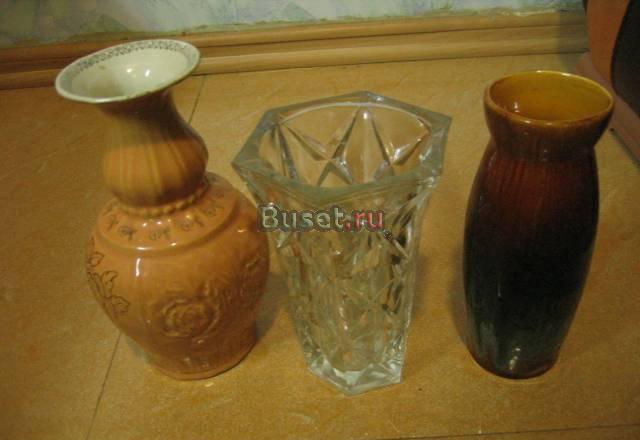 Вазы фарфор, хрусталь, керамика Москва