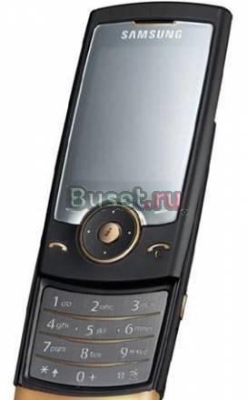 Samsung U-600 черный с золотом Москва
