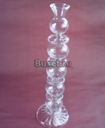 Подсвечник стеклянный Москва