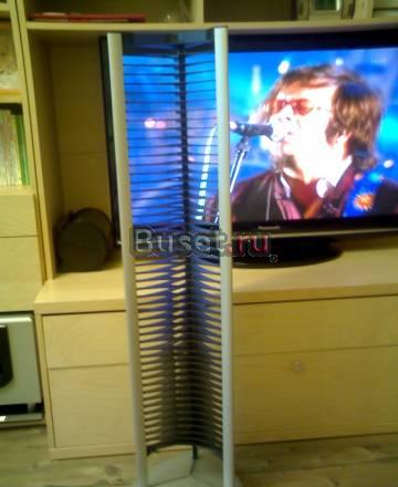 Стильная металлическая стойка для DVD-дисков Москва