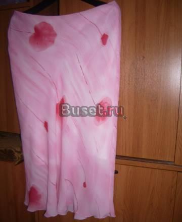 Юбка шифоновая на подкладе 46 р за 450р Москва