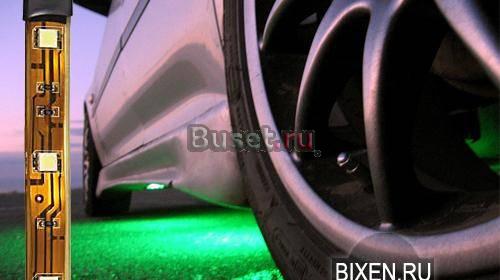 Светодиодная подсветка днища, кузова Москва