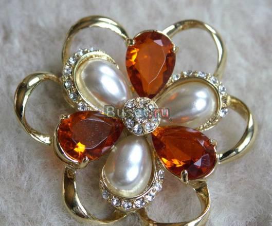 Брошь стразы Swarovski Москва