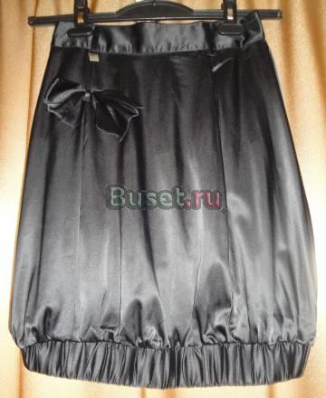 Юбка шелковая черная bcbgmaxarzia р.42-44 Москва