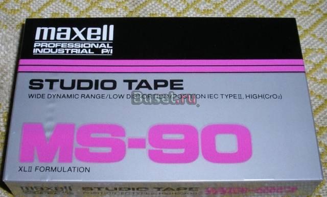 Запечатанная аудиокассета Maxell MS-90 Москва
