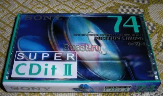 !!! Кассета с голограммой !!! SONY SUPER CDitII-74 Москва