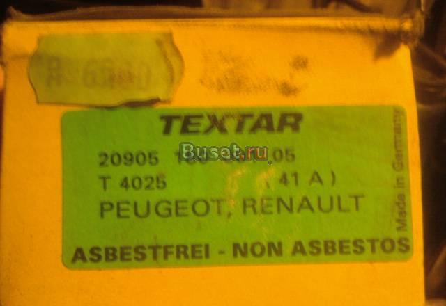 Ориг. колодки передние с датчиками для Пежо, Рено Москва