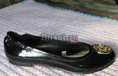 Лакированные балетки черные р 39 - 39.5 в москве Москва