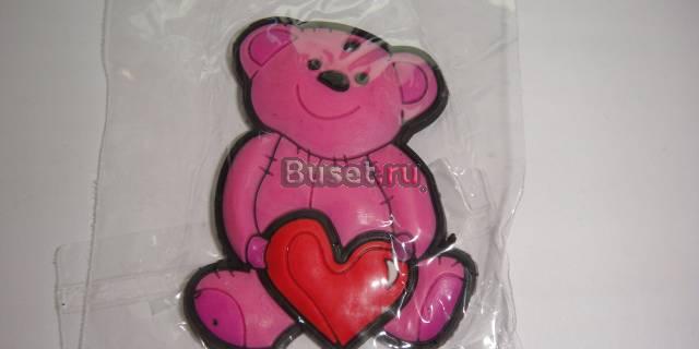 Мишка с сердцем Москва