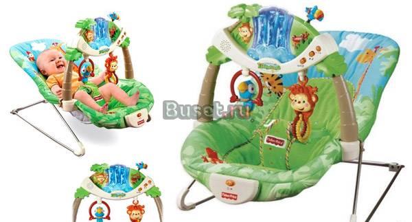 Шезлонг Fisher-Price Тропический лес Санкт-Петербург