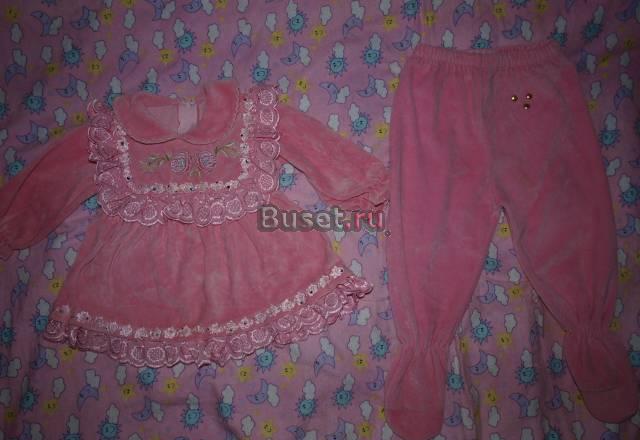 Велюровое платьице со штанишками Санкт-Петербург