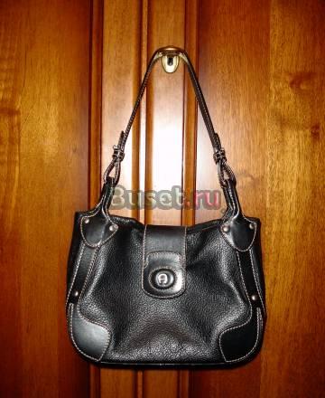 Сумка Aigner черная кожа Москва