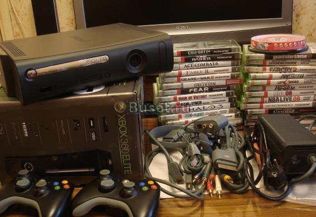 Xbox 360 Elite 120GB 2 gamepad 39CD Санкт-Петербург