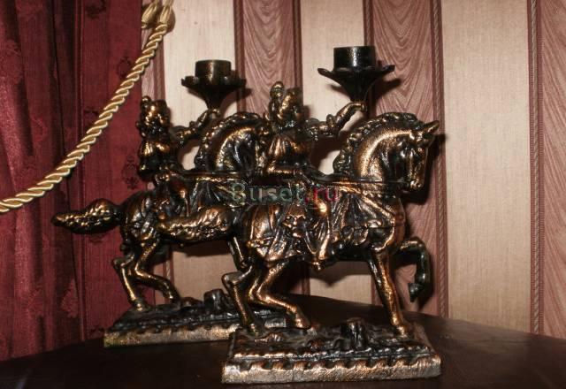 Пара фигурных подсвечников Москва