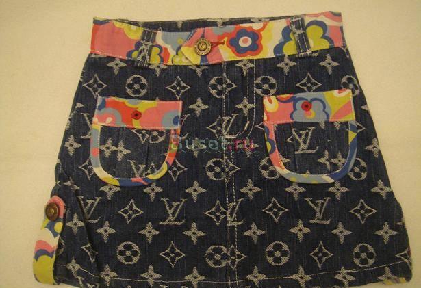 Юбка Louis Vuitton, джинсовая. Новая Москва