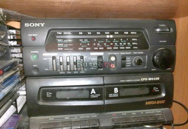Двухкассетный магнитофон sony Москва