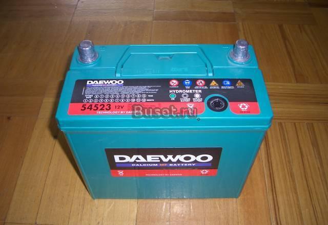 Автомобильный аккумулятор daewoo 54523 Москва