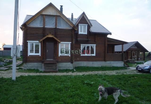 Коттедж из оцилиндрованного бревна Санкт-Петербург