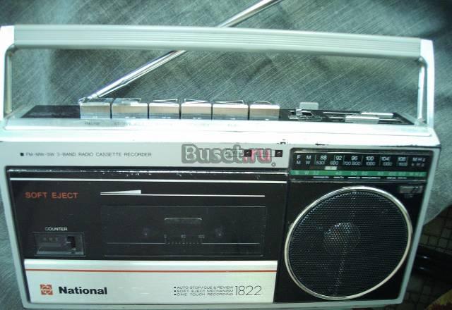 National 1822 радио кассетник Москва