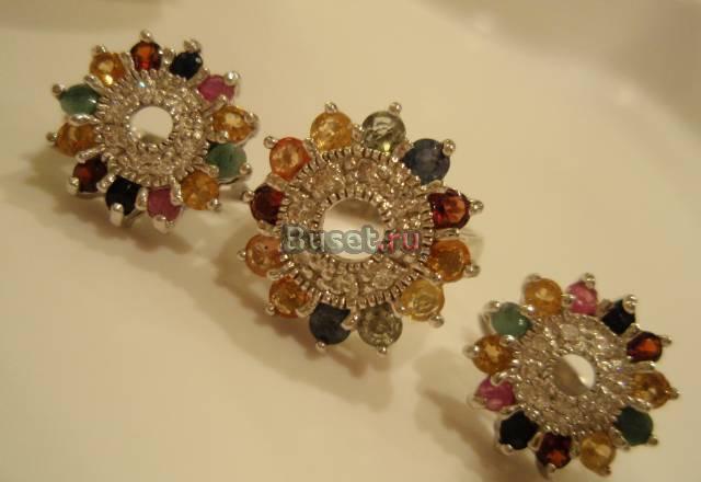 Комплект с самоцветами Оленегорск