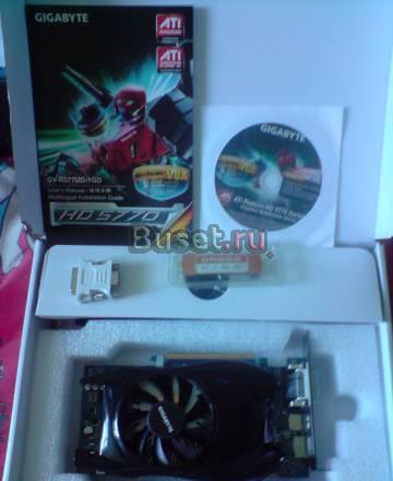 Gygabyte HD 5770  - Новая, на гарантии Москва