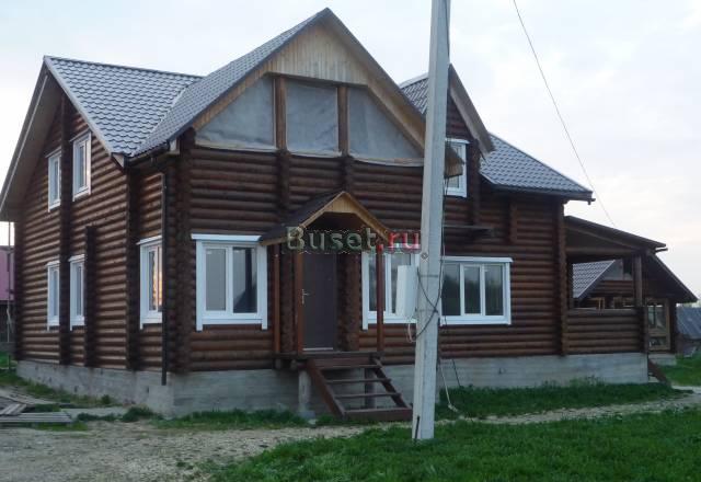 Коттедж из оцилиндрованного бревна Санкт-Петербург