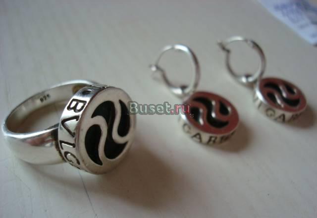 Серьги, кольцо bvlgari Москва