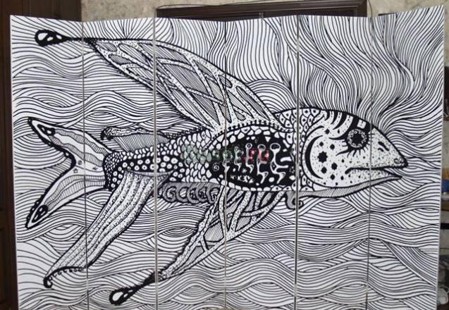 Авторские ширмы и декоративные перегородки Москва