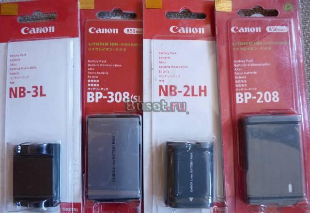Аккумулятор Canon BP-208 Москва