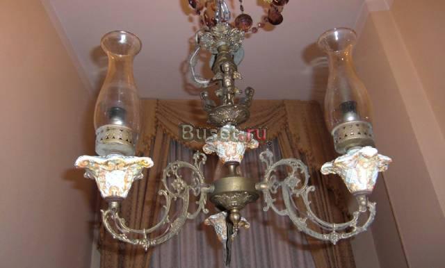 Итальянская люстра с ангелами Москва