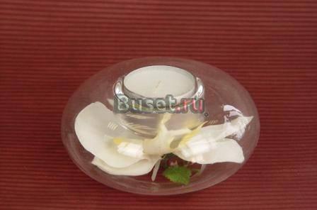 Подсвечник с цветком Москва