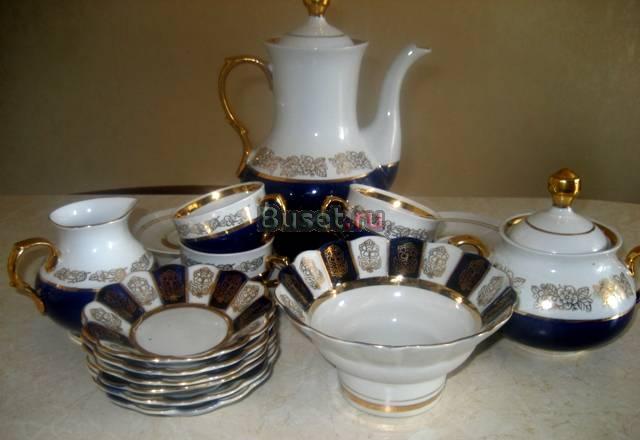 Фарфоровый кофейный сервиз Москва