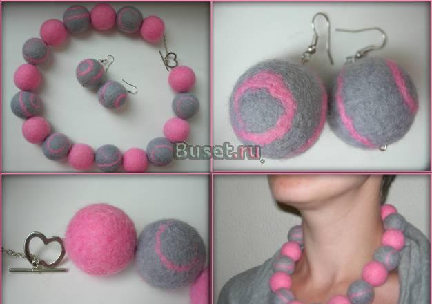 Бусы и сережки ручной работы Москва