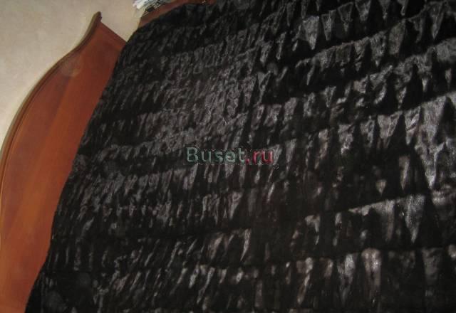 Плед из меха черной норки(ручная работа) Москва