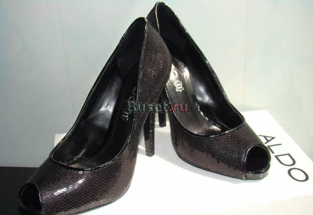 Туфли Aldo черные с пайетками 37 р Москва